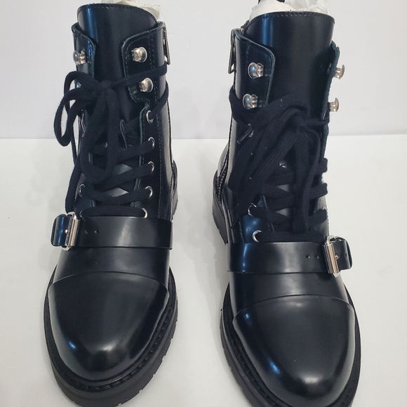 ALLSAINTS DONITA LEATHER LUG SOLE BOOT - Picture 4 of 13